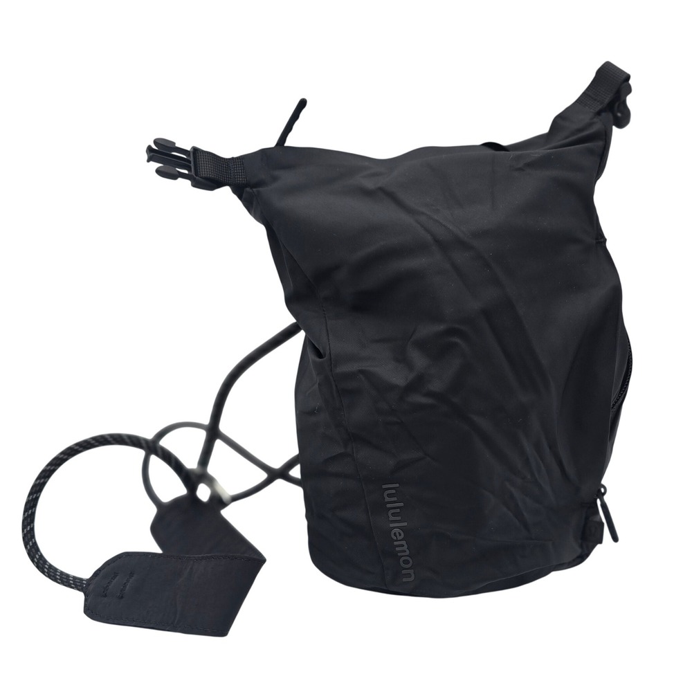 Lululemon‎ Black All Day Crossbody Sling Bag Sporty Athleisure Utility